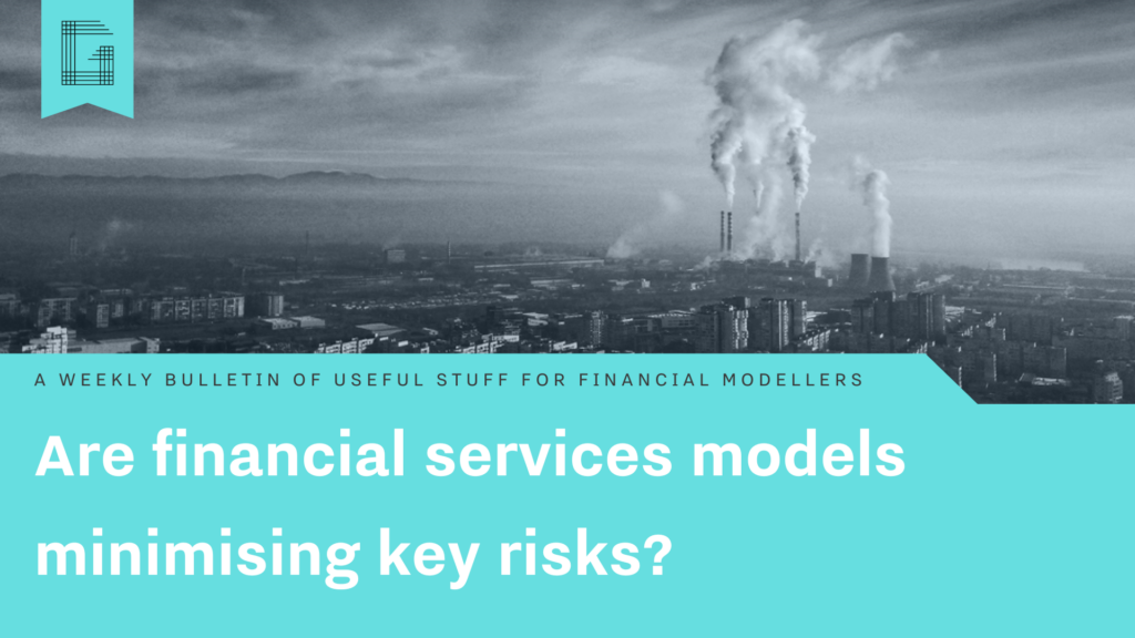 Are financial services models minimising key risks?